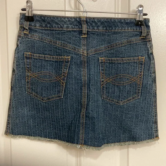 Abercrombie & Fitch Blue Denim Mini Skirt - Picture 4 of 8